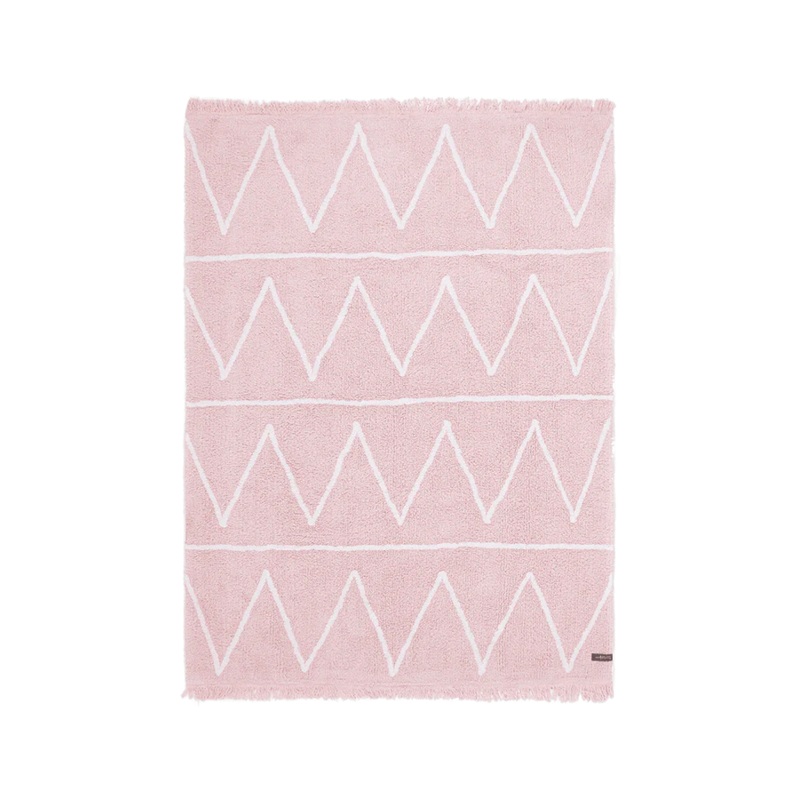 WASHABLE RUG HIPPY PINK 120 x 160 cm Pink