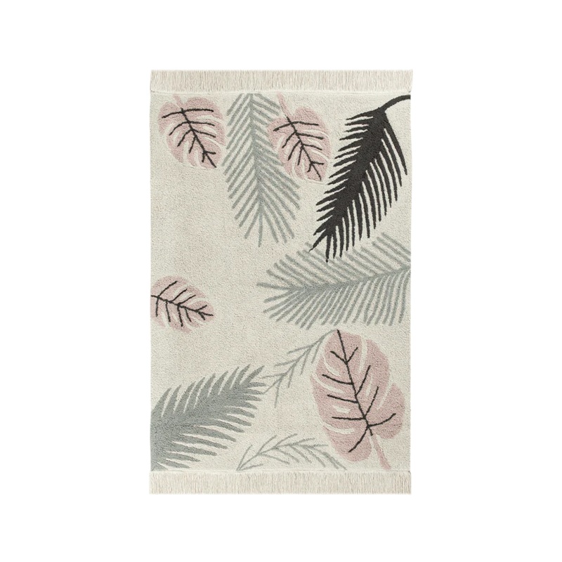 WASHABLE RUG TROPICAL PINK 140 x 200 cm PINK