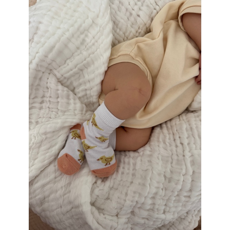 Ducklings Socks 0-12m White