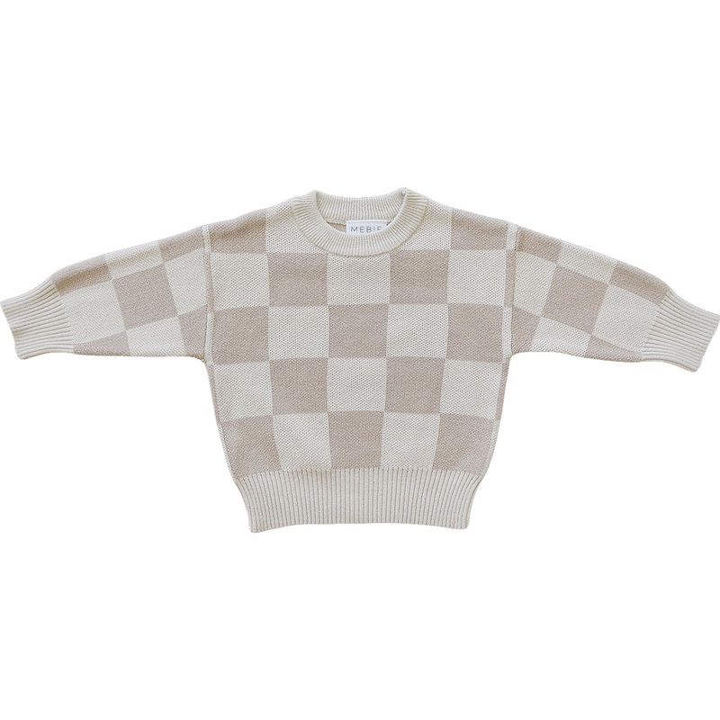 Checkered Knit Sweater 0-3