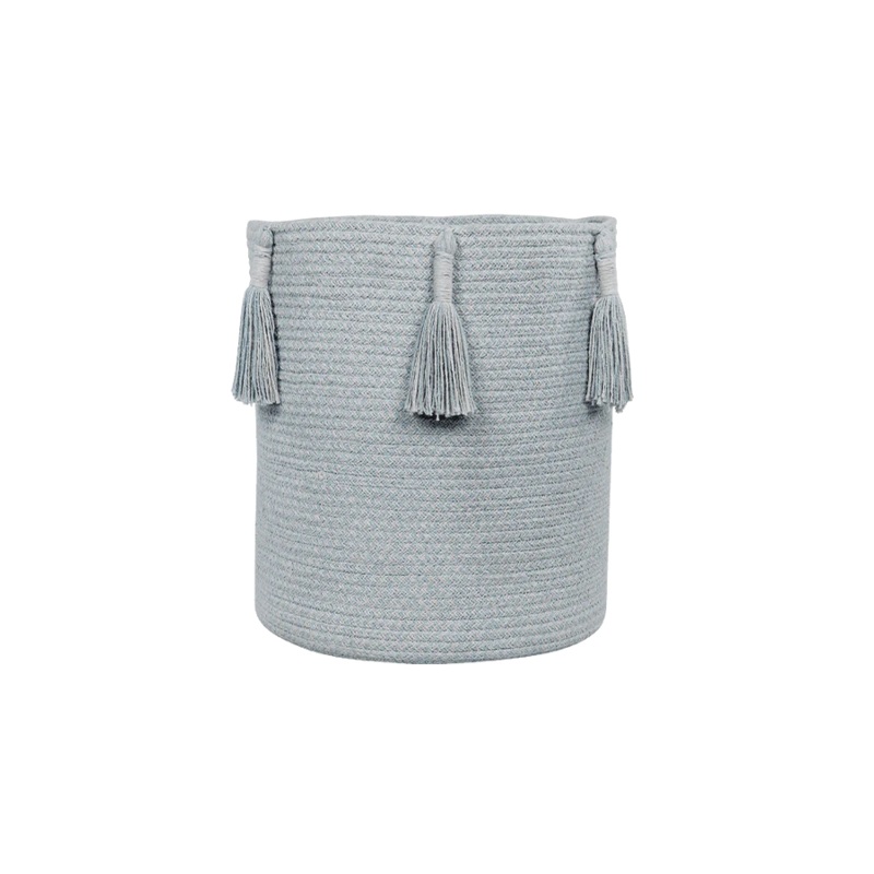 BASKET WOODY PEARL BLUE 30 x 30 cm Pearl Blue