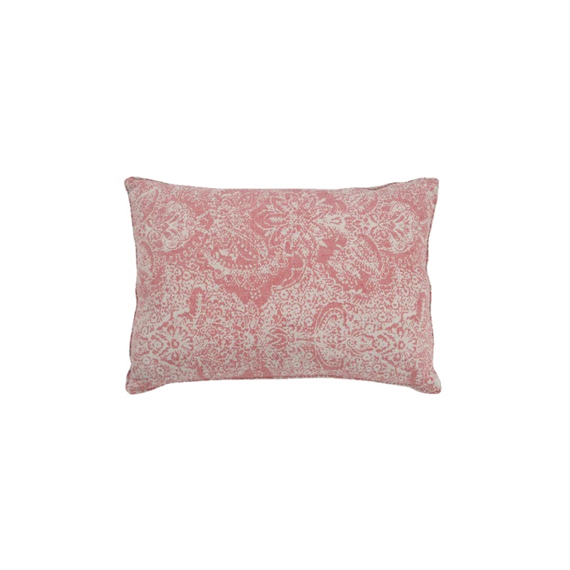 CUSHION STONE WASH SALMON 50 x 35 x 12 cm Salmon