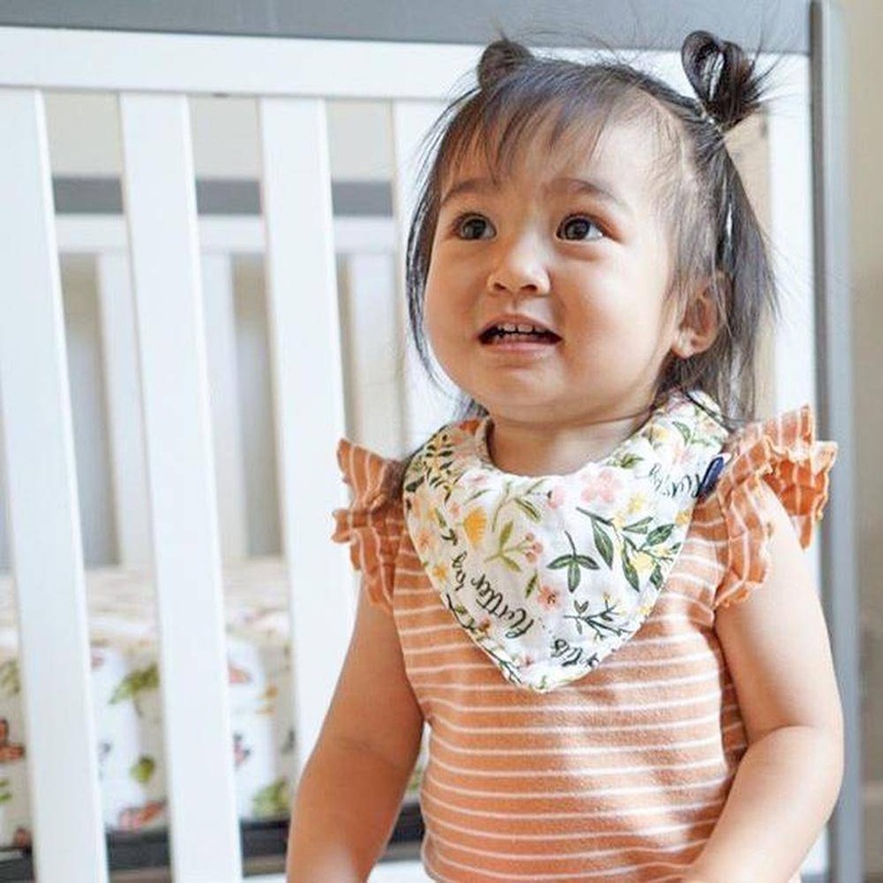 Flutterby Oh So Soft Muslin Bandana Bib