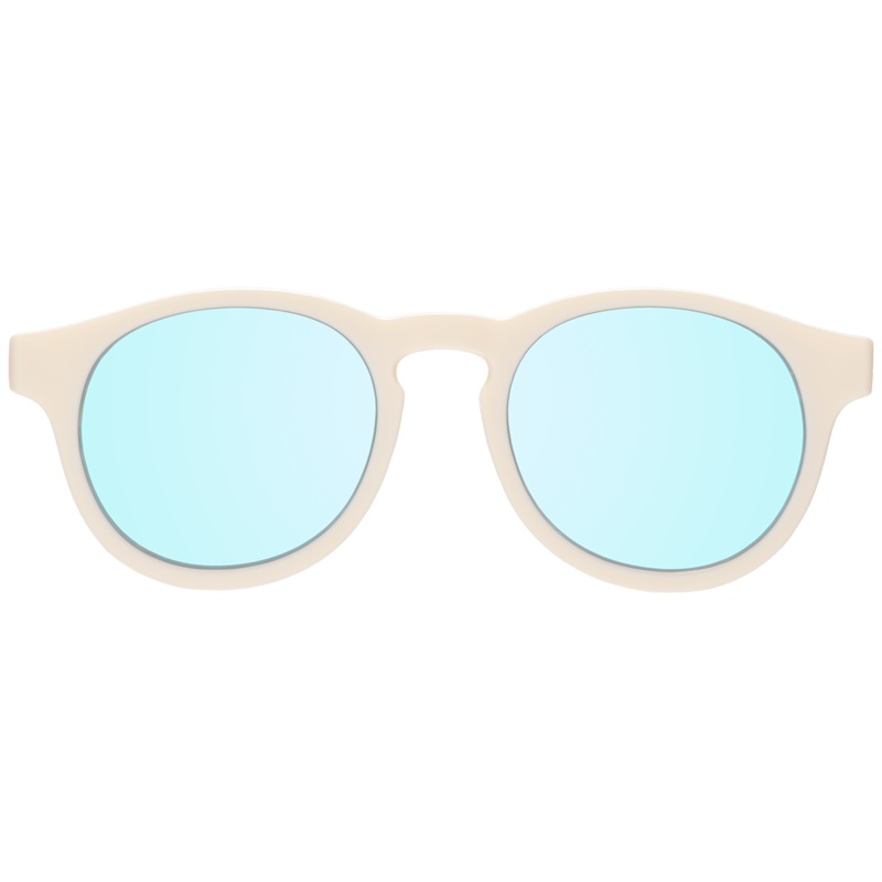 Babiators - Sweet Cream Keyhole with Blue Lens: Ages 3-5