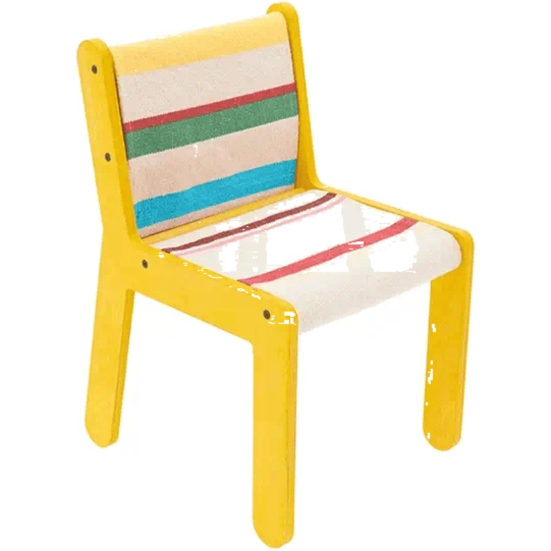 KID'S CHAIR SILLITA KAAROL - YELLOW W.31.6 cm - L.39.7 cm - H.52.5 cm - Seat height.29 cm Yellow