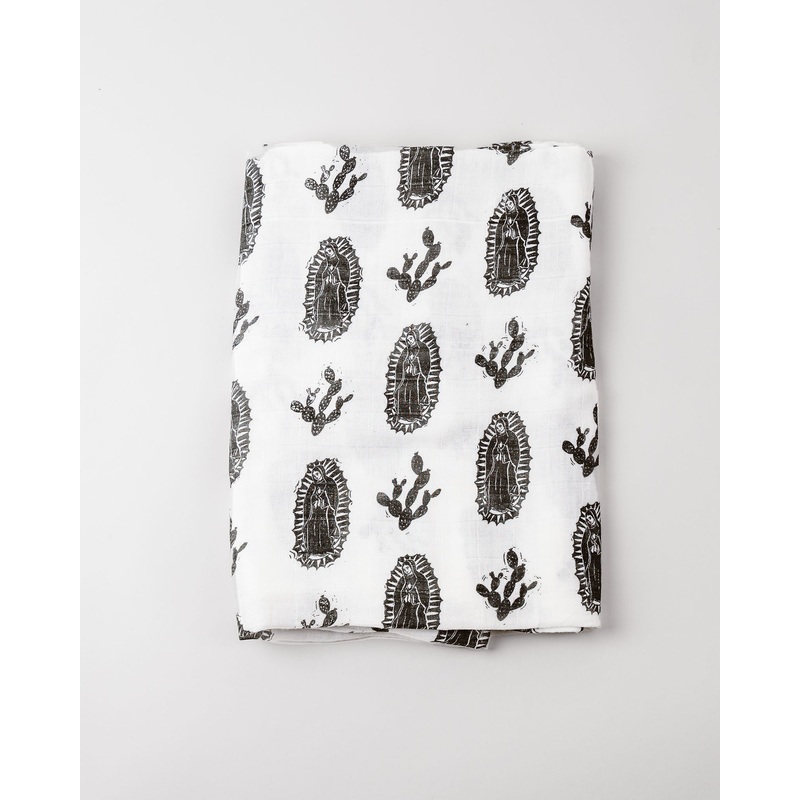 Our Lady of Guadalupe Muslin Swaddle Baby Blanket