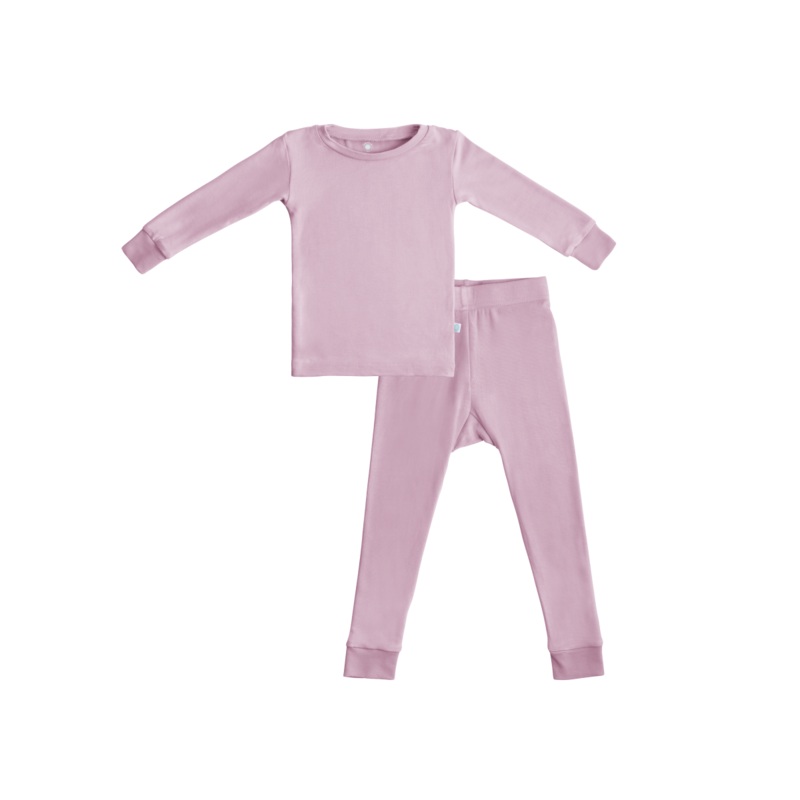 Toddler/Kids Bamboo Pajamas - Misty Mauve 2T
