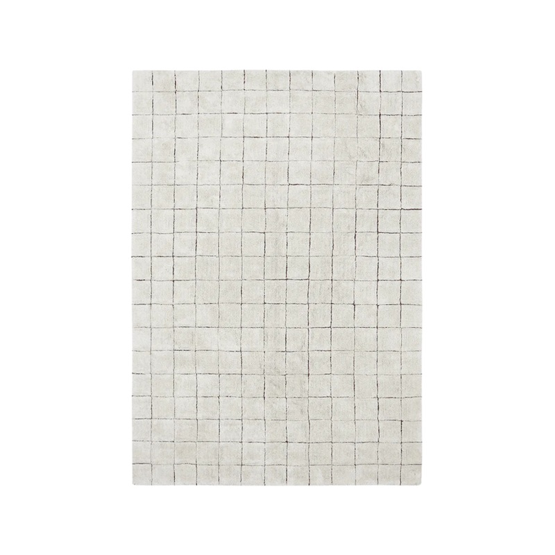 WASHABLE RUG MOSAIC 170 x 240 cm Natural