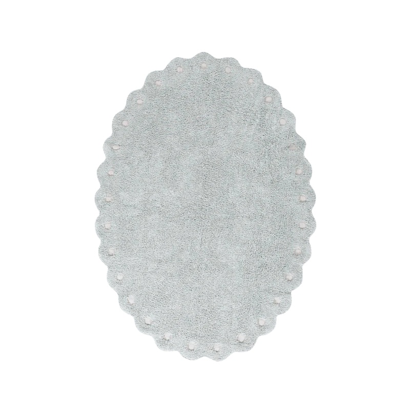 WASHABLE RUG PINE CONE PEARL BLUE 130 x 180 cm Pearl Grey