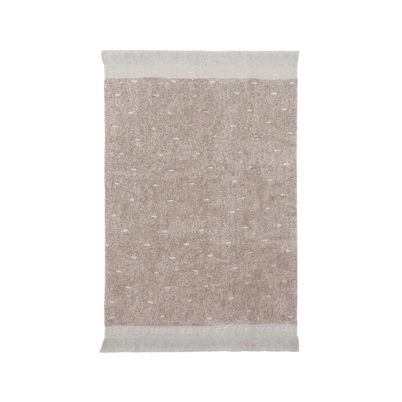 WASHABLE RUG WOODS SYMPHONY LINEN 140 x 200 cm Linen
