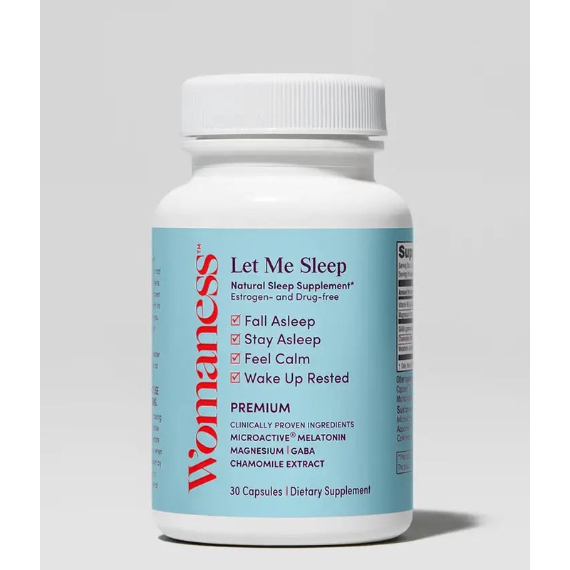Womaness - Let Me Sleep - Natural Sleep Supplement: 30 capsules