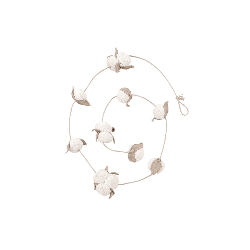 GARLAND COTTON BOLLS 150 cm Soft Linen
