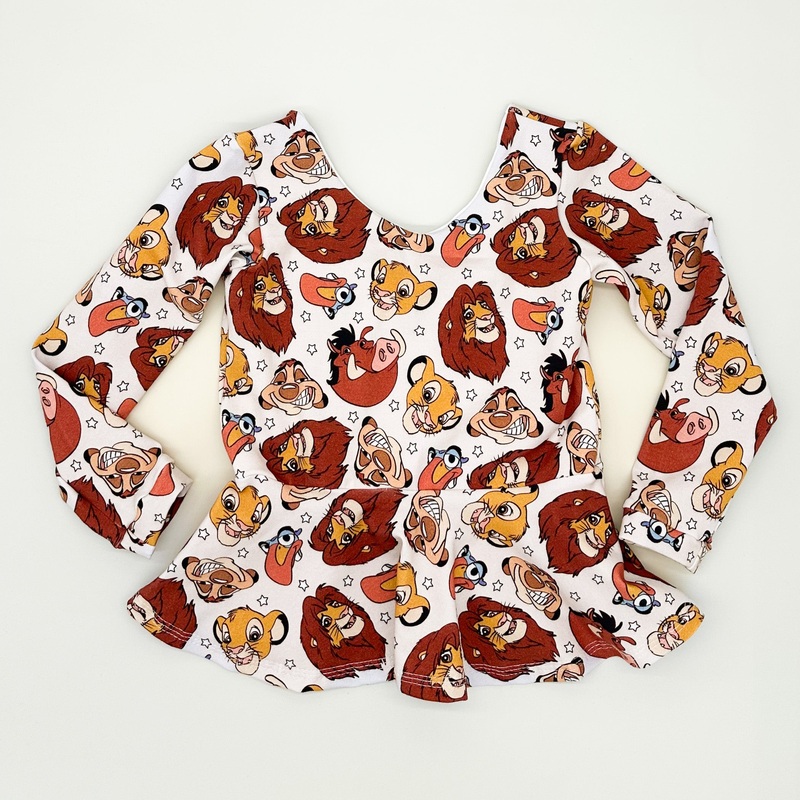 Lion King Peplum Top 6 Months Classic Tank