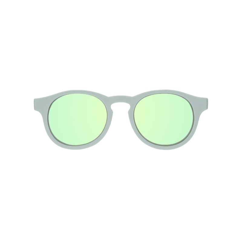 Babiators - Baby and Kids Polarized Keyhole Sunglasses: Seafoam Blue | Seafoam Mirrored Lens 3-5