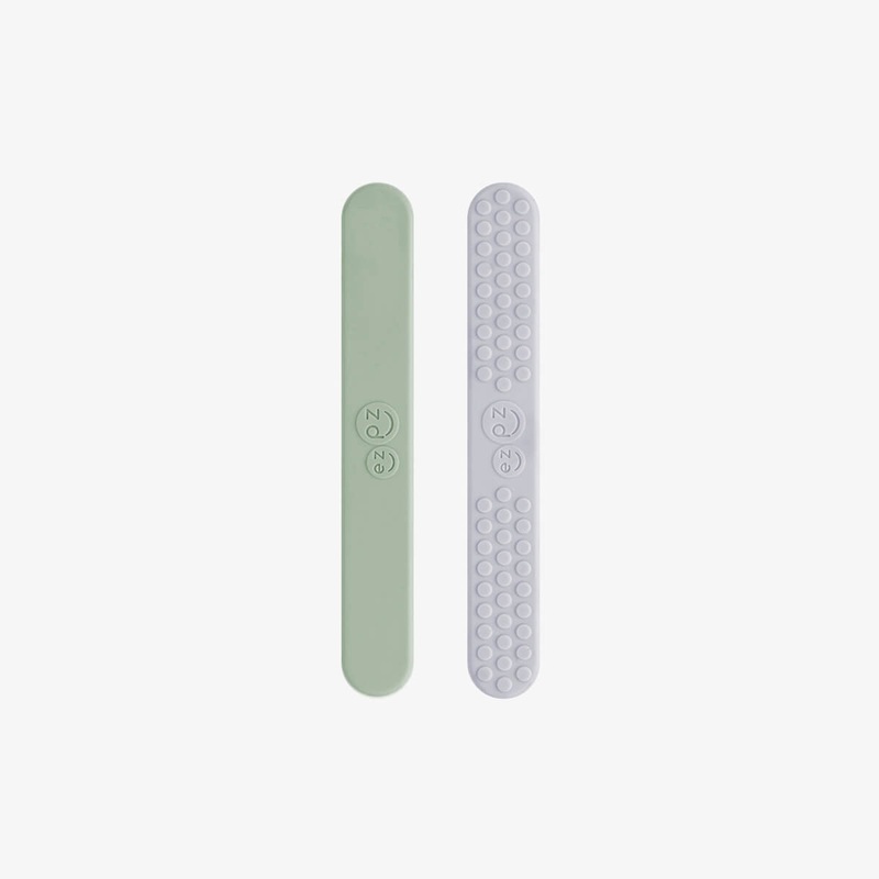 Sensory Tongue Depressor (2-Pack) Sage + Pewter