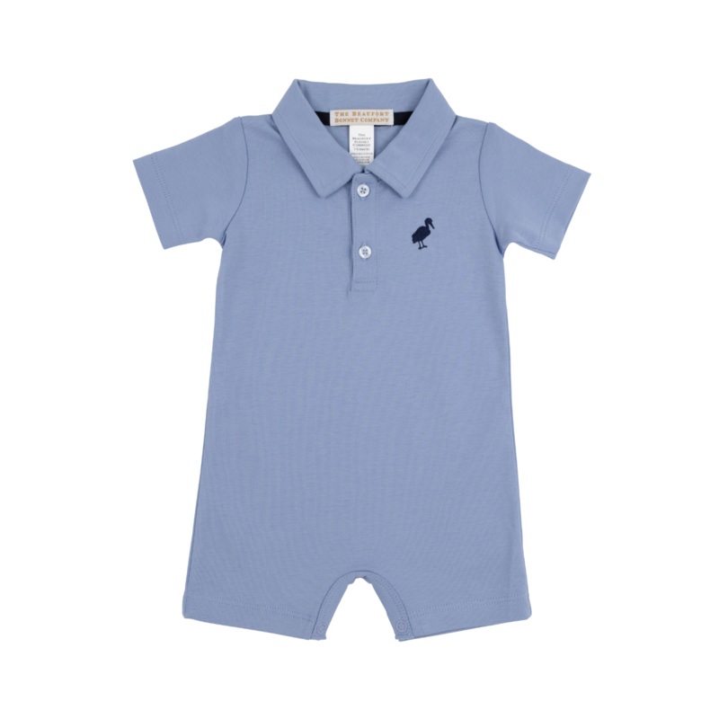 Sir Propers Romper - Pima 0-3 months