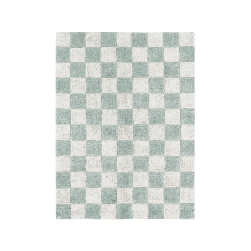 WASHABLE RUG TILES BLUE SAGE 120 x 160 cm Blue Sage
