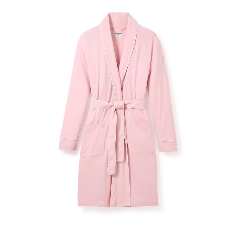 Women's Pima Maternity Robe in Pink S