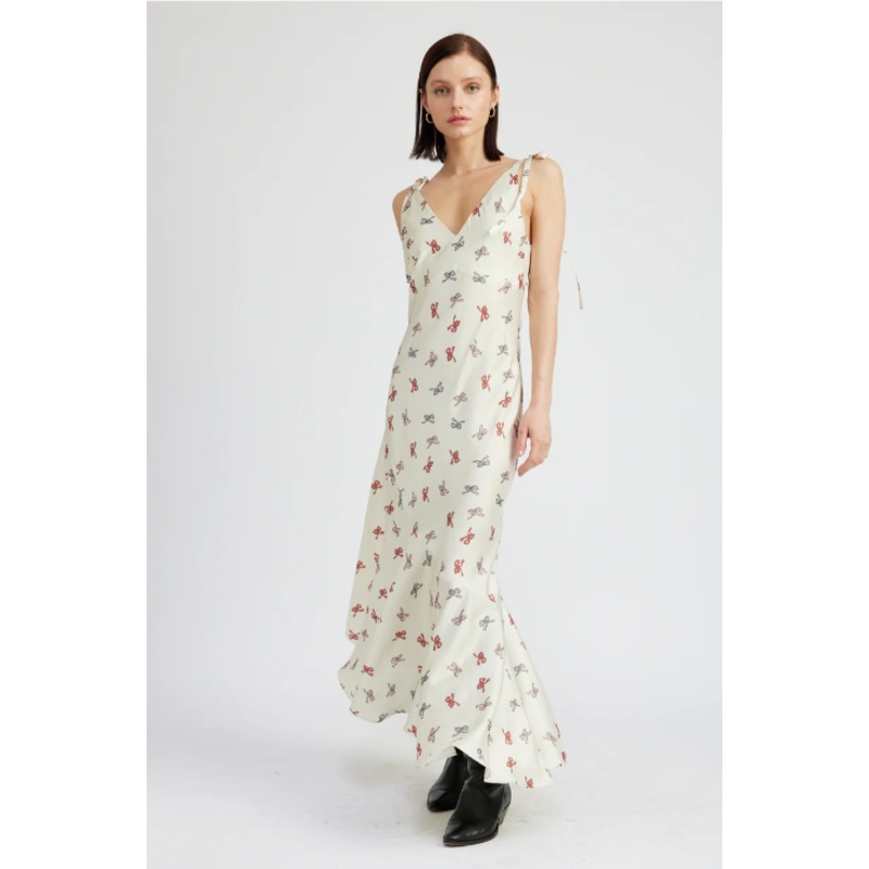 Bowie Asymmetric Midi Dress Small