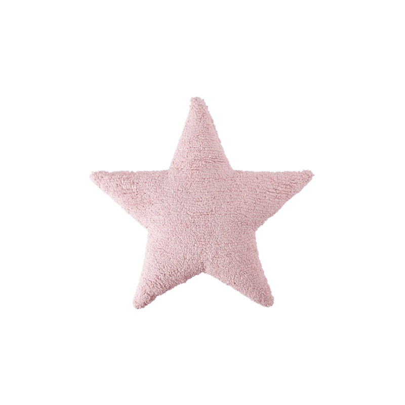 CUSHION STAR PINK 54 x 54 cm Light Pink