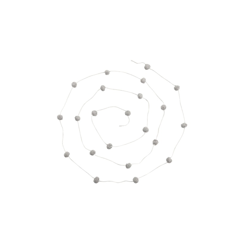 GARLAND CANDY NECKLACE LIGHT GREY 500 cm Light Grey