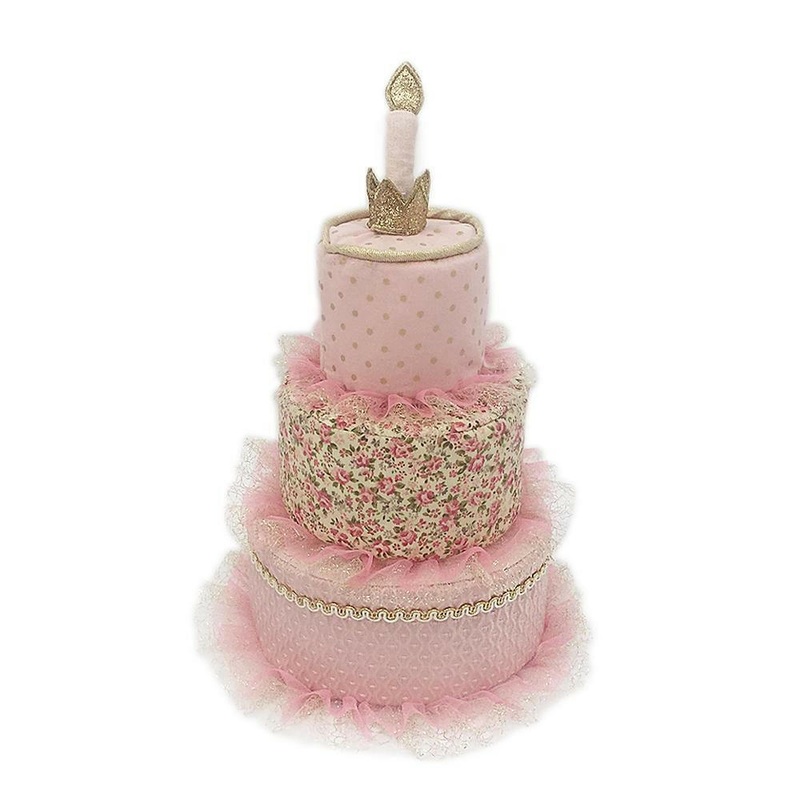 The 'Marie Antoinette' Cake Stacker Plush Toy Pink
