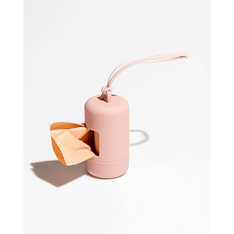 Wild One - Poop Bag Carrier Dispenser for Pets & Dogs: Blush