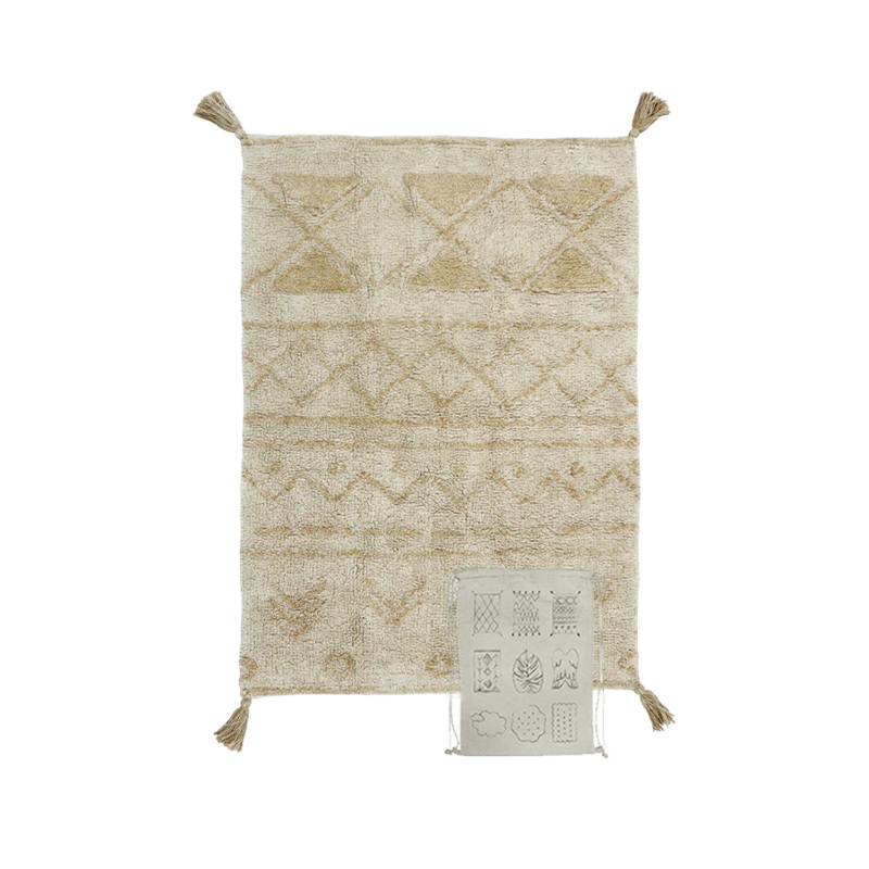 WASHABLE RUG MINI TRIBU 70 x 100 cm Soil Brown