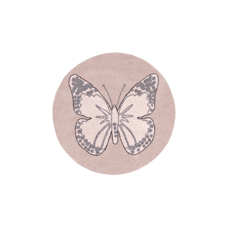 WASHABLE RUG BUTTERFLY 160 cm