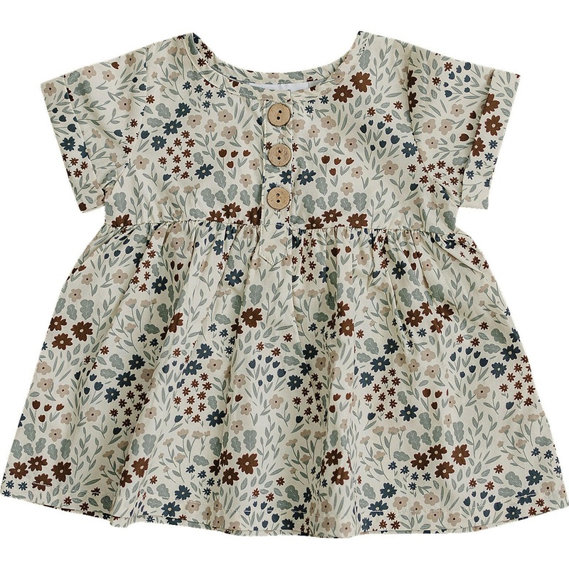 Bloom Cotton Dress 0-3