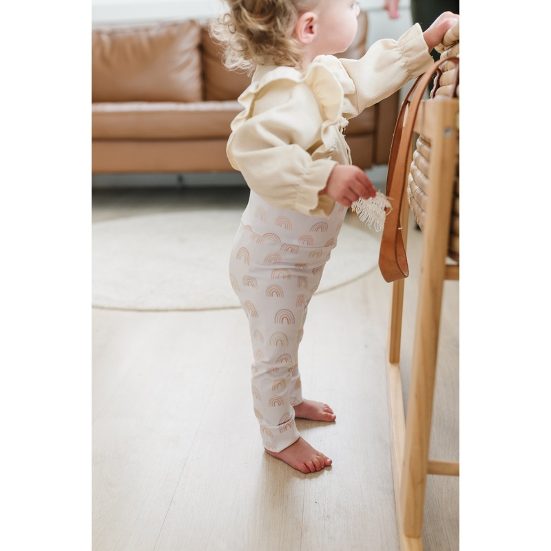 Neutral Rainbow Leggings Regular Newborn
