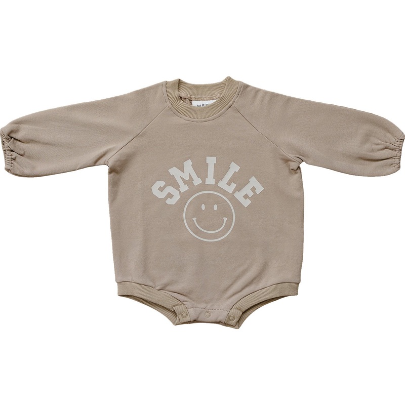 Smile French Terry Bodysuit 0-3