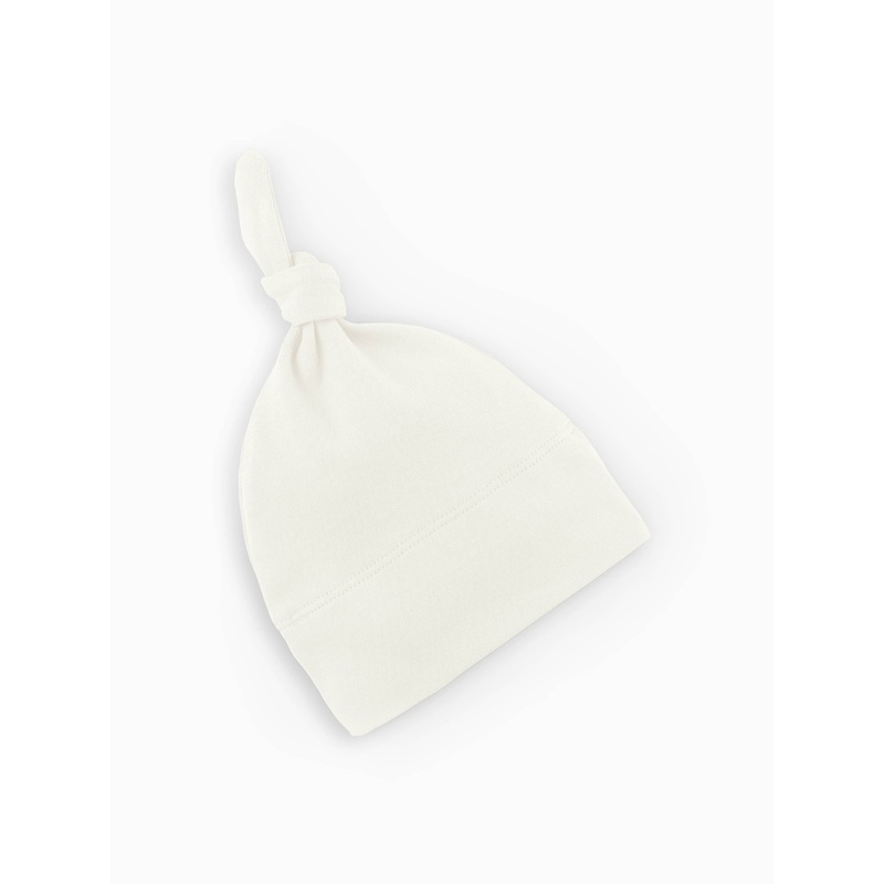 Colored Organics - Organic Baby Classic Knotted Hat Ivory NB