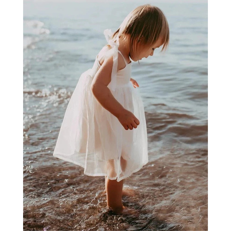 Corrin Tulle Dress - Ivory 0-3months