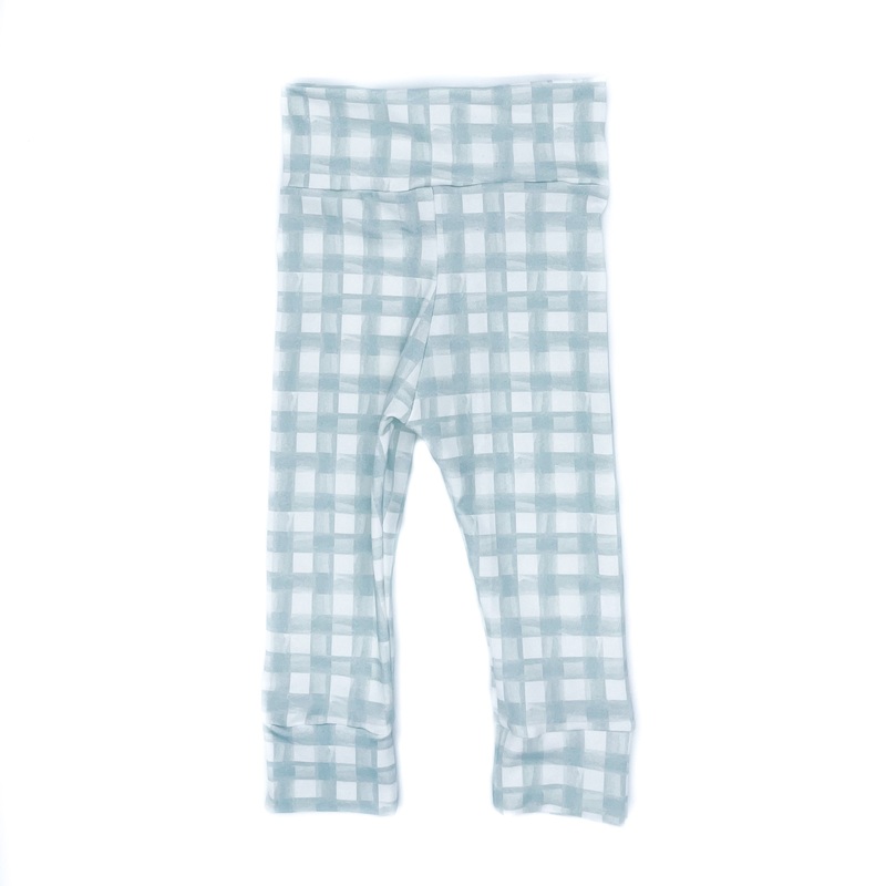 Steel Gingham Leggings Regular Newborn