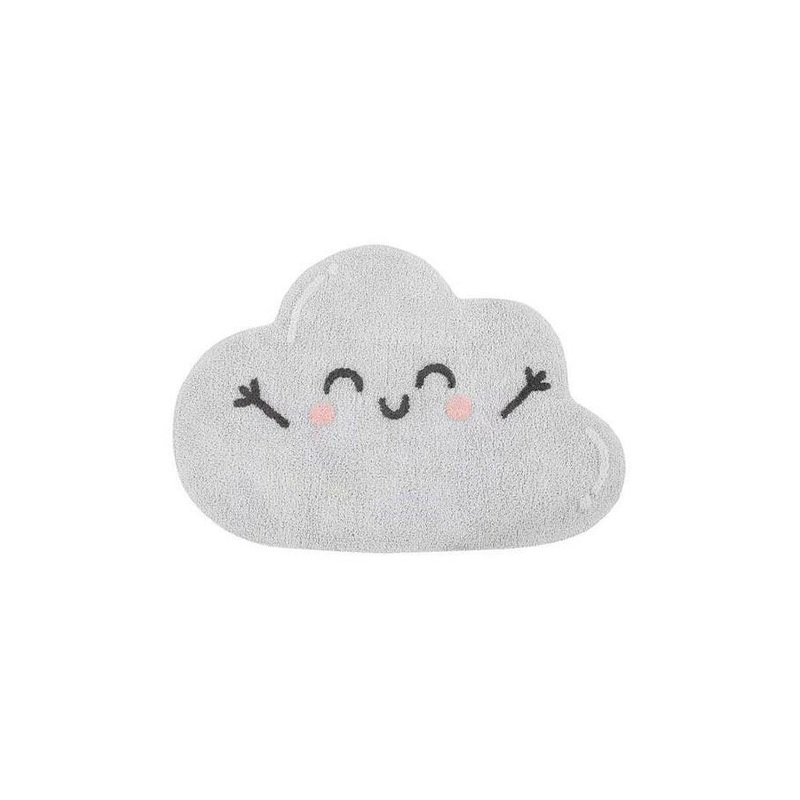 WASHABLE RUG HAPPY CLOUD 85 x 120 cm Grey