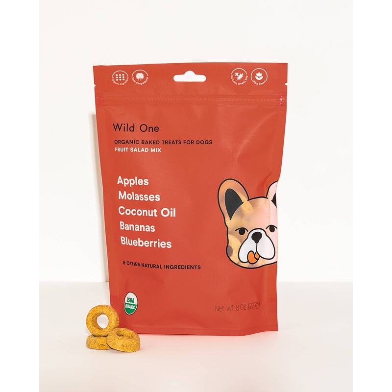 Wild One - OrganicFruit Salad Vegan Baked Dog Treats