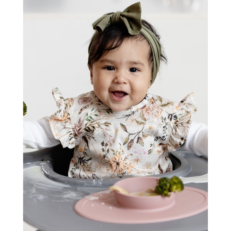 Delilah Floral Flutter Bapron Toddler (6m-3T)