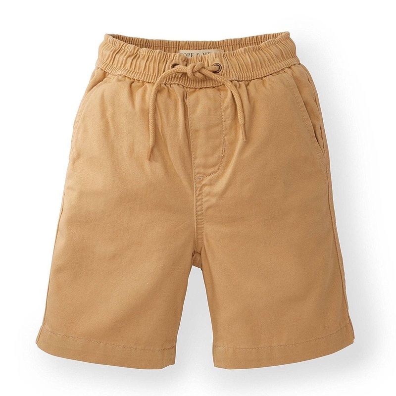 Hope and Henry - Woven Pull-On Short 7 Slim Medium Brown