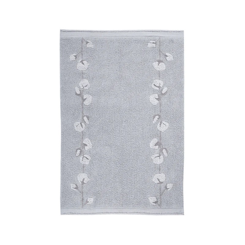 WASHABLE RUG COTTON BOLLS 120 x 170 cm Grey