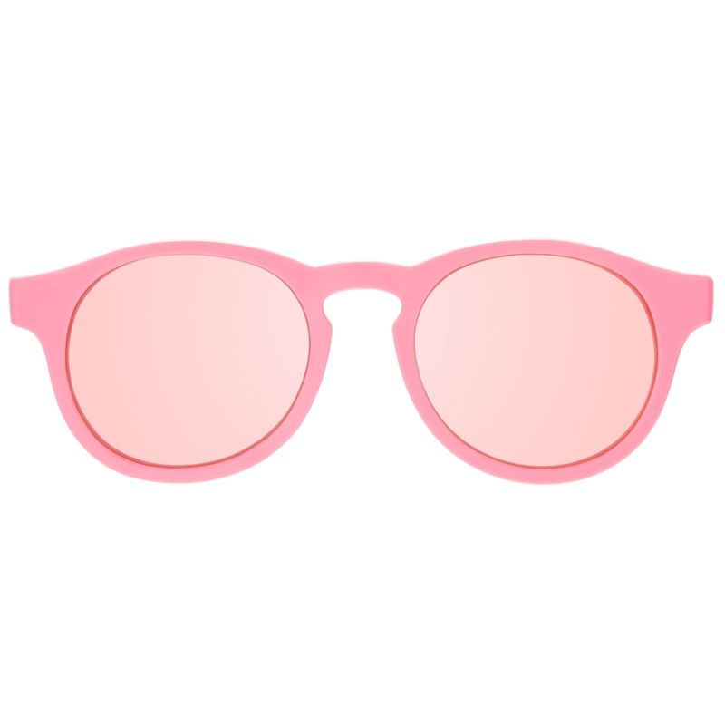 Babiators - Pink Polarized Keyhole Kids Sunglasses with Mirrored Lens: 3-5