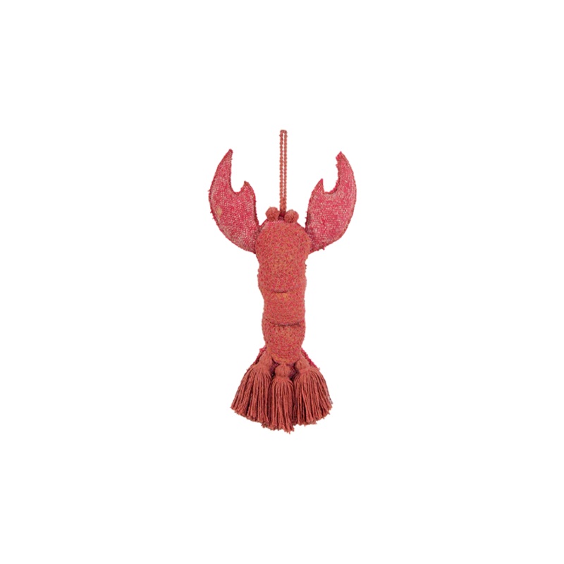 DOOR HANGING LOBSTER 50 x 30 cm Red