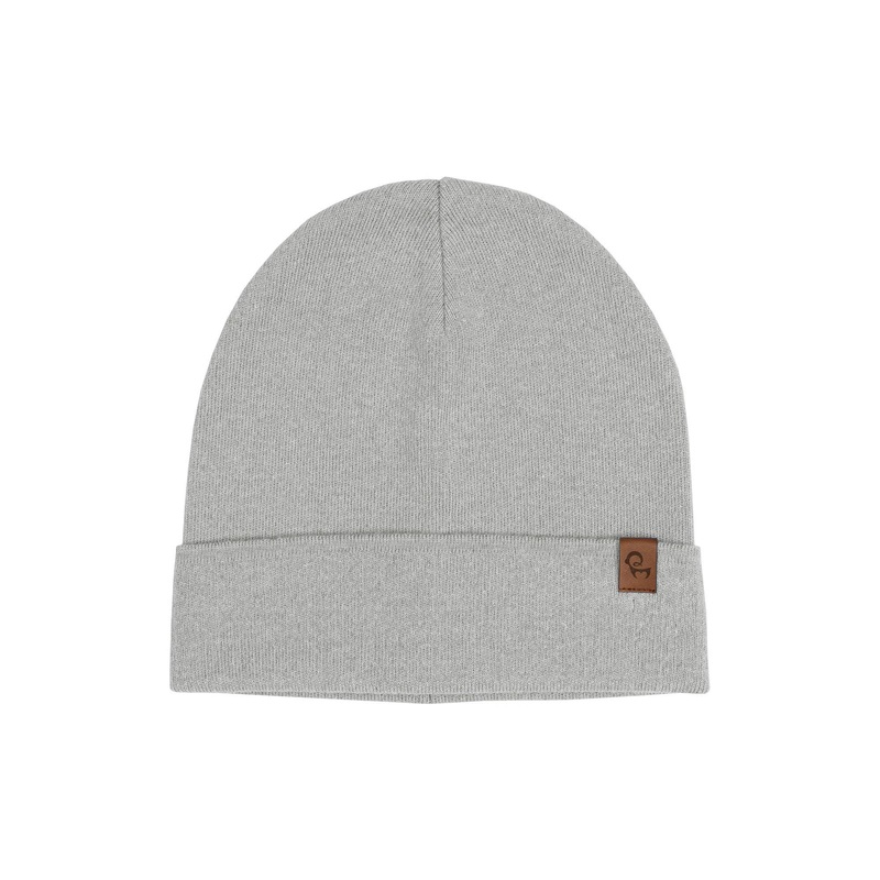 menique - Kids' Beanie Knitted Merino & Cashmere: 3-10 years / Light gray