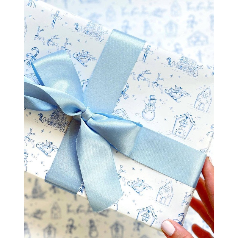 Pearly Gates Designs - Winter Wonderland Toile Wrapping Paper