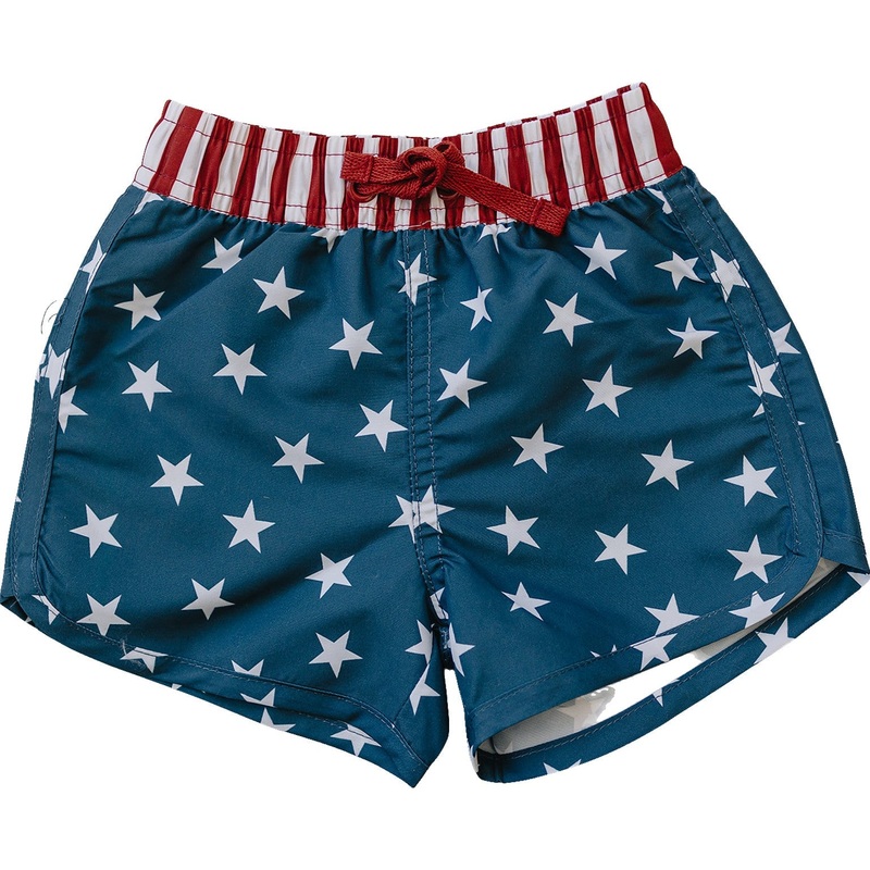 Stars + Stripes Surf Swim Shorts 0-3