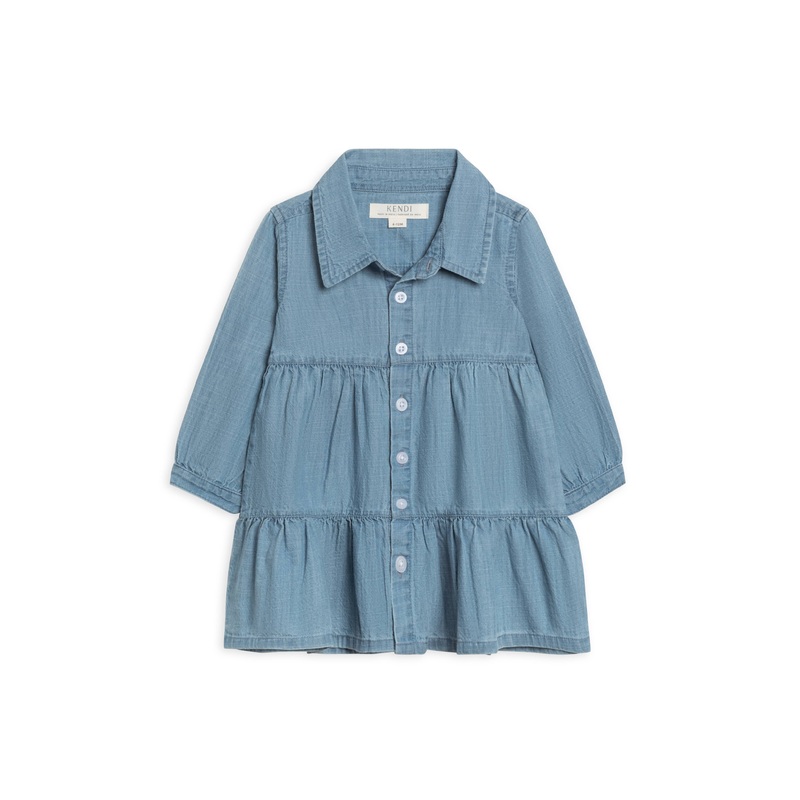 Colored Organics - Roxy Chambray Shirt Dress 2T