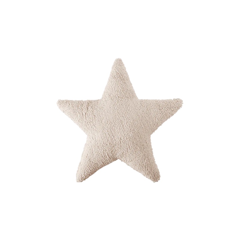 CUSHION STAR BEIGE 54 x 54 cm Beige