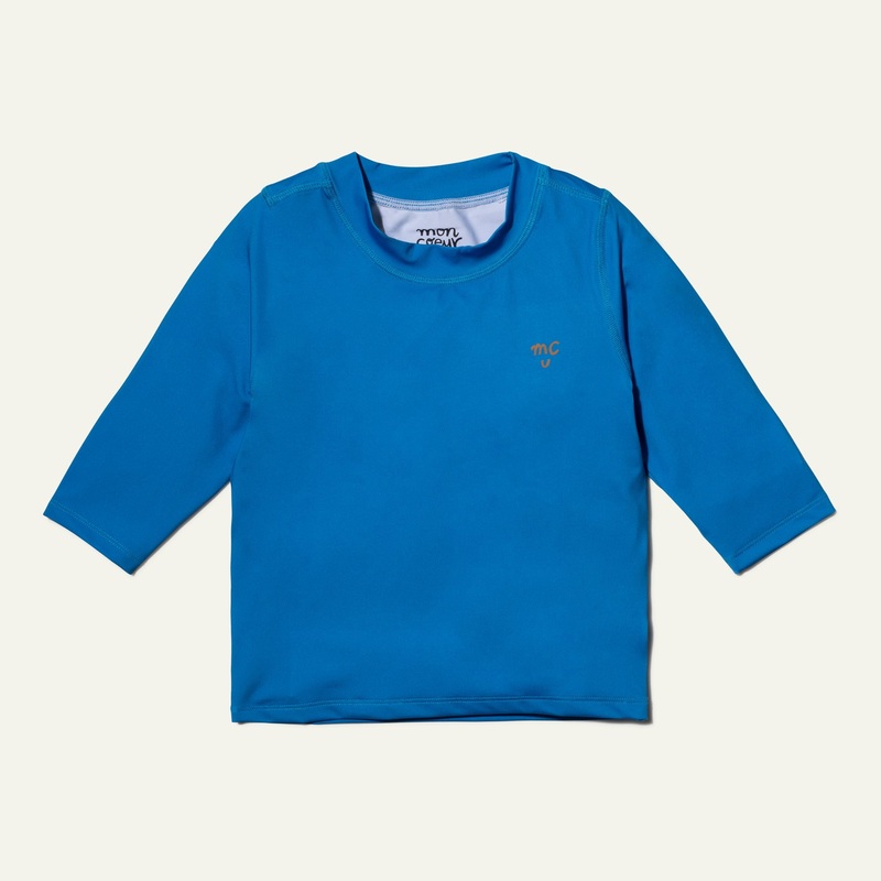 UFP 50+ Recycled Polyester French Blue Kid Rashguard 02Y French Blue