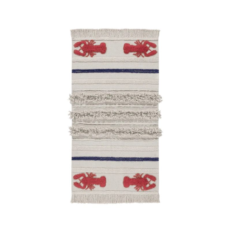 WASHABLE RUG MINI LOBSTER 80 x 140 cm