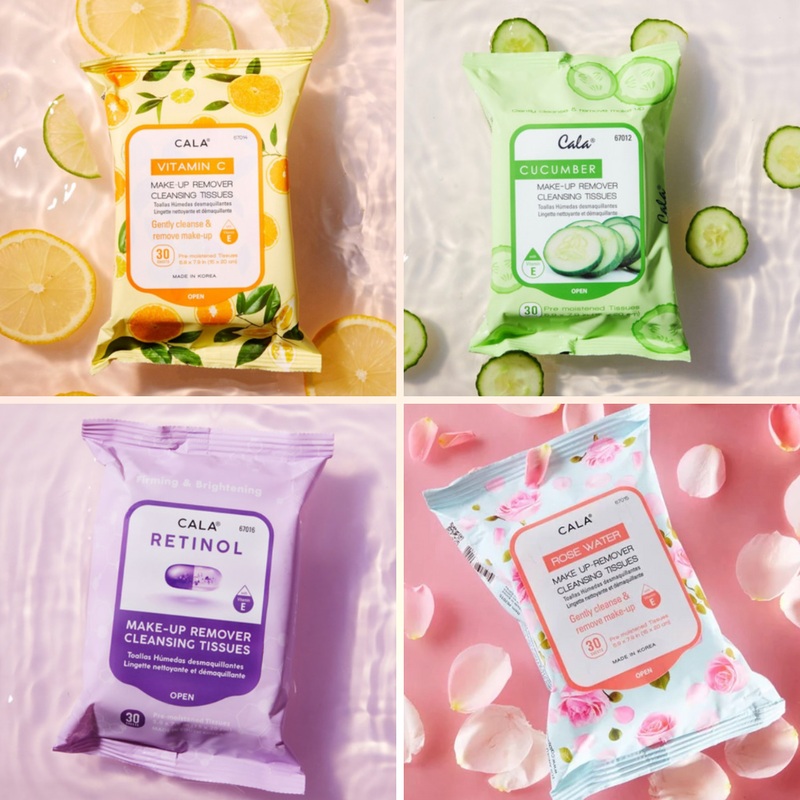 Best Beauty Group - Cala Makeup Remover Wipes Tissue Cleanser Cucumber